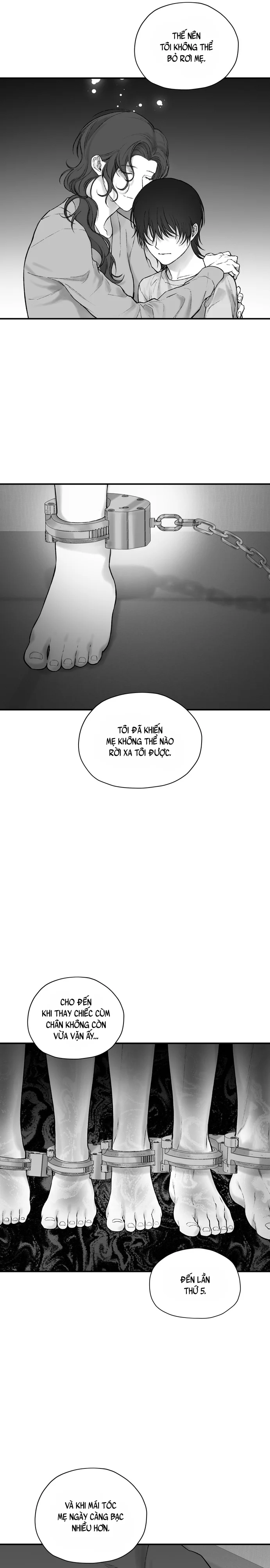 Đọc truyện Gã Đàn Ông Dưới Căn Hầm Đang Bị Giam Cầm Trong Phòng Tôi - Chapter 14