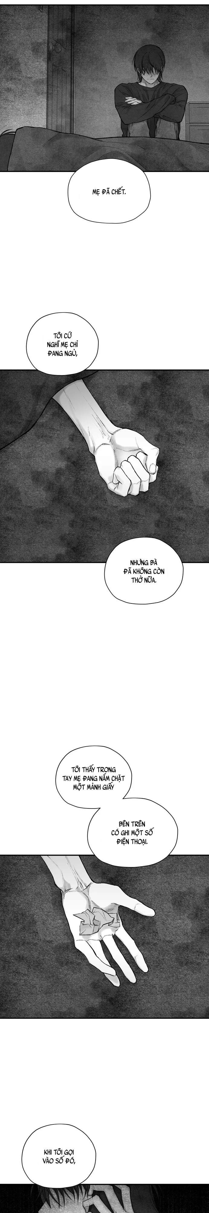 Đọc truyện Gã Đàn Ông Dưới Căn Hầm Đang Bị Giam Cầm Trong Phòng Tôi - Chapter 14