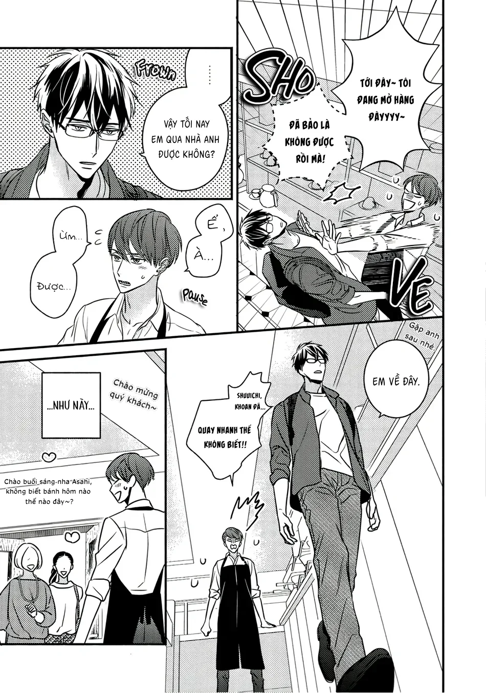 Giờ của tình yêu tại khu Sijuku Nichoume - Hachiennhom - Trang 12