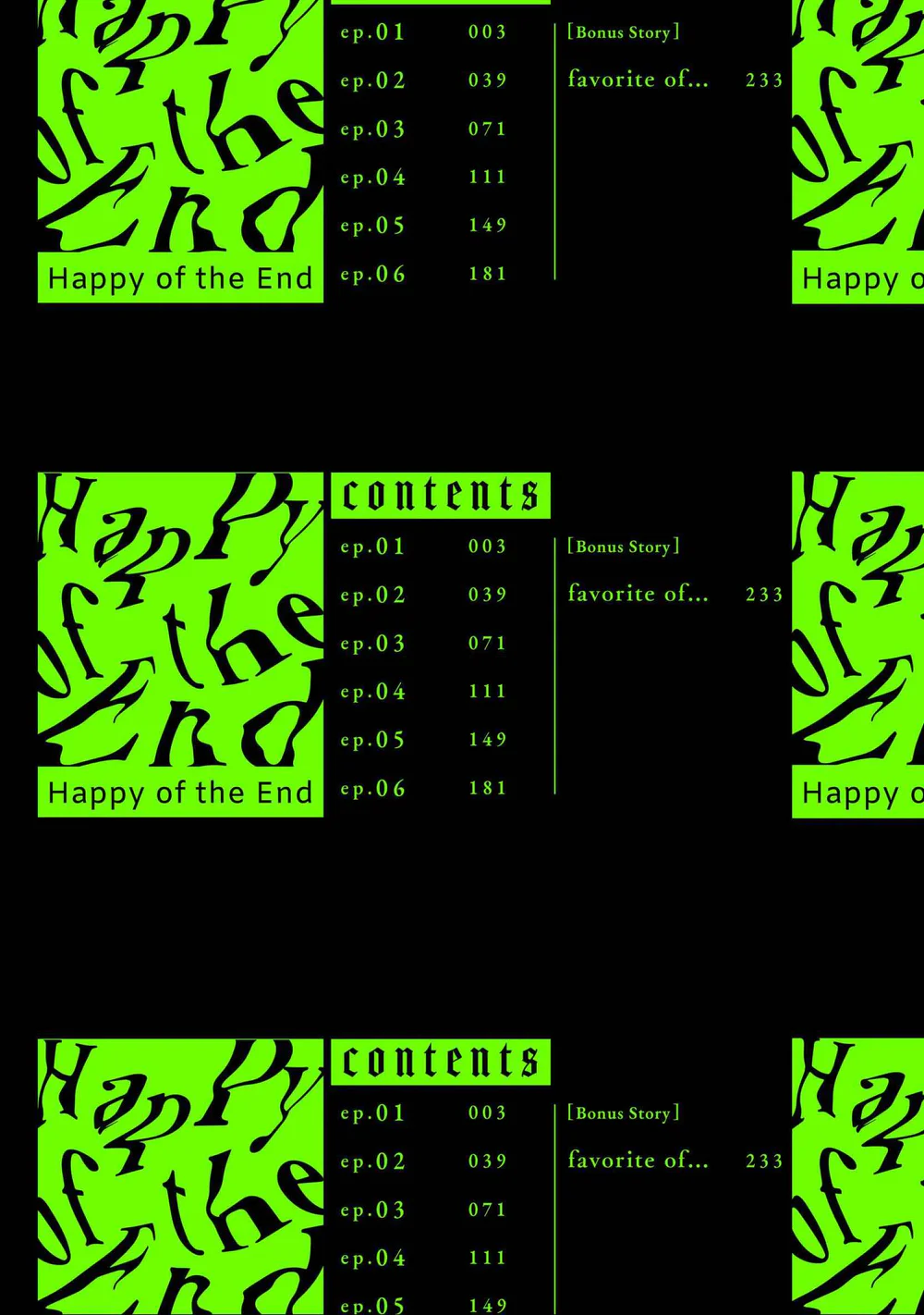 Đọc truyện Hạnh Phúc Của Kết Thúc - Chapter 1