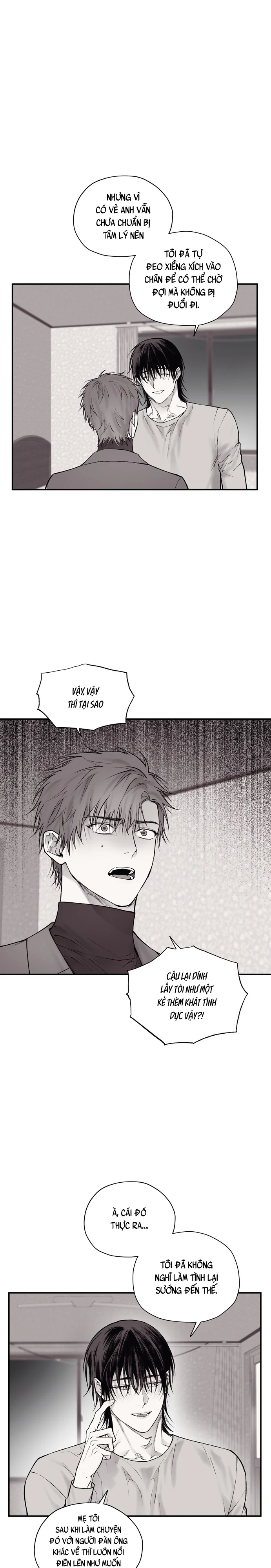 Đọc truyện Gã Đàn Ông Dưới Căn Hầm Đang Bị Giam Cầm Trong Phòng Tôi - Chapter 17
