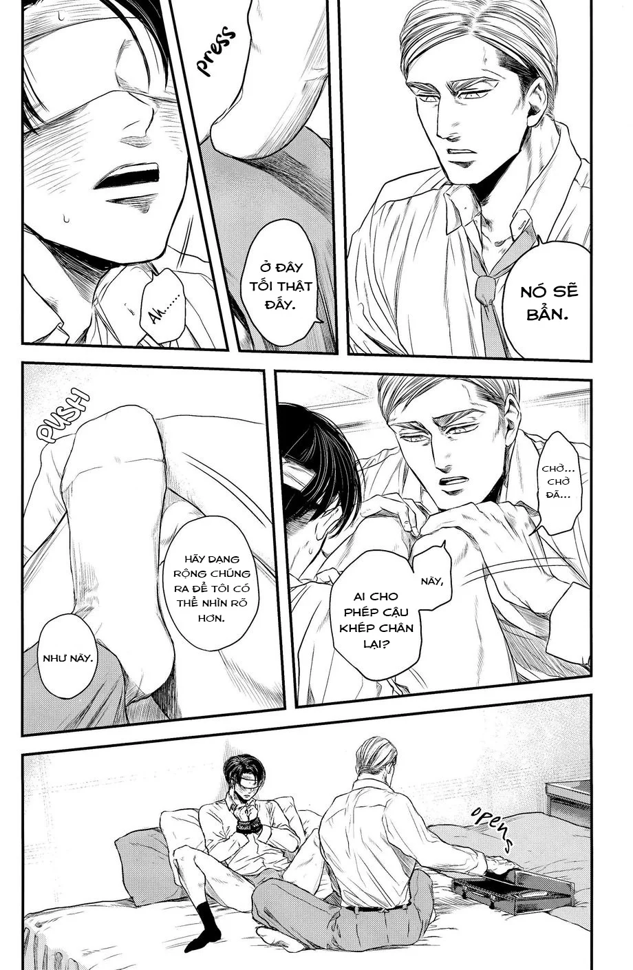 Đọc truyện Cho 50k Couple Lộn Xộn - Chapter 34 Erwin - Levi