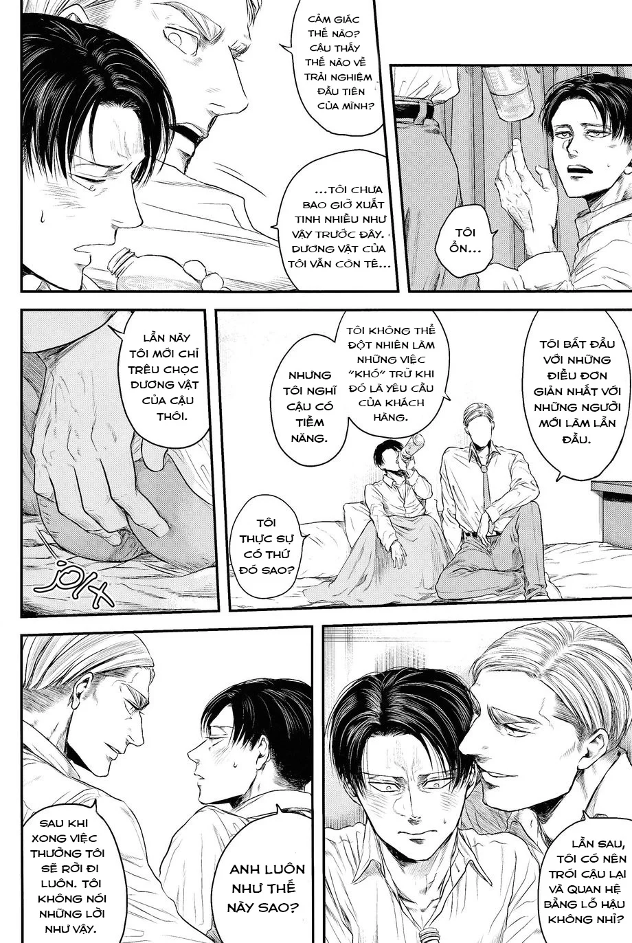 Đọc truyện Cho 50k Couple Lộn Xộn - Chapter 34 Erwin - Levi