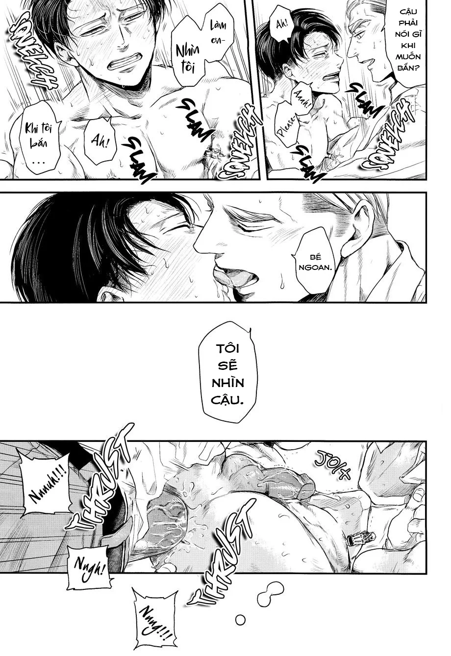 Đọc truyện Cho 50k Couple Lộn Xộn - Chapter 34 Erwin - Levi