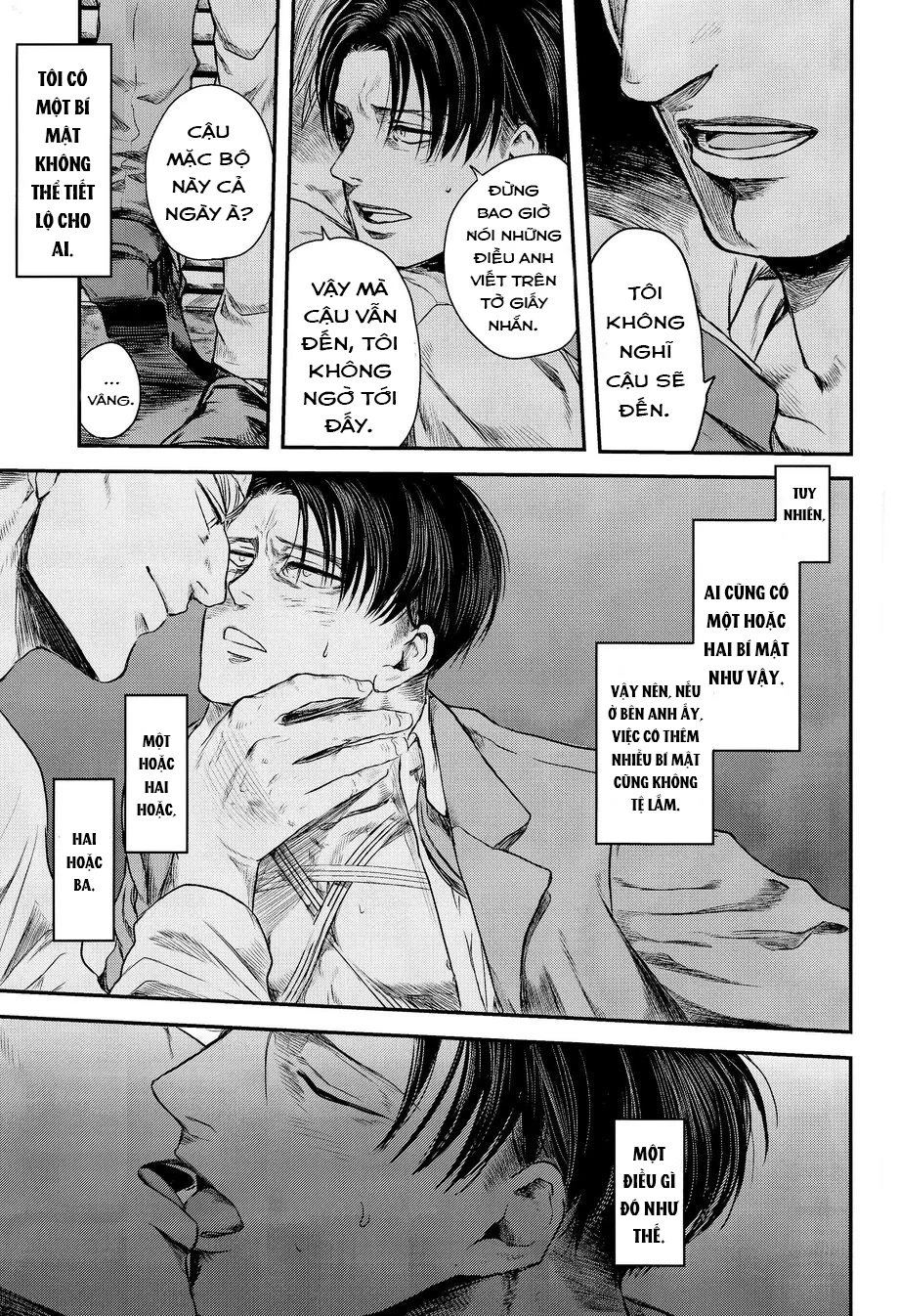 Đọc truyện Cho 50k Couple Lộn Xộn - Chapter 34 Erwin - Levi