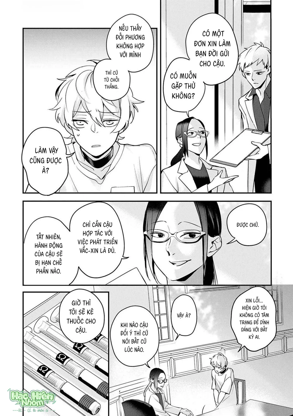 Đọc truyện Omega cuối cùng không thể bị đánh dấu!!! - Chapter 5 Hachiennhom