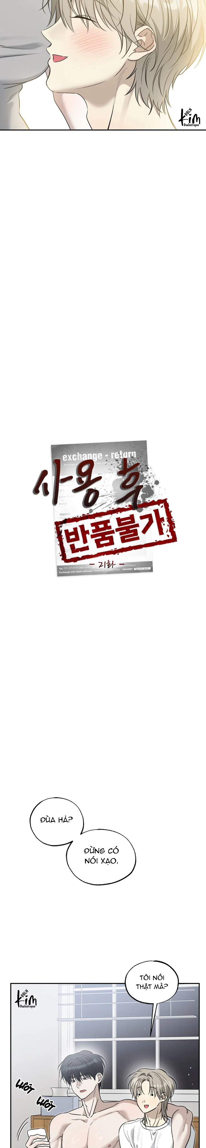 Đọc truyện HÀNG ĐÃ DÙNG MIỄN ĐỔI TRẢ - Chapter 21