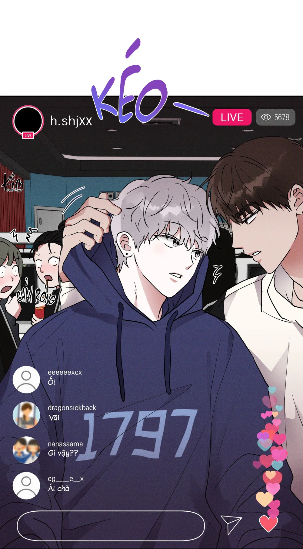 Đọc truyện NGHIỆN SEX - Chapter 43.1 KISS CHALLENGE1