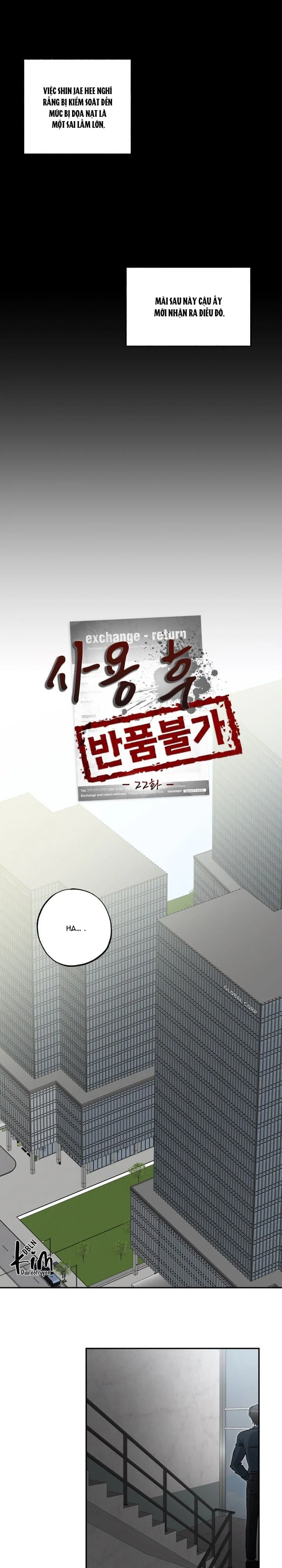 Đọc truyện HÀNG ĐÃ DÙNG MIỄN ĐỔI TRẢ - Chapter 22