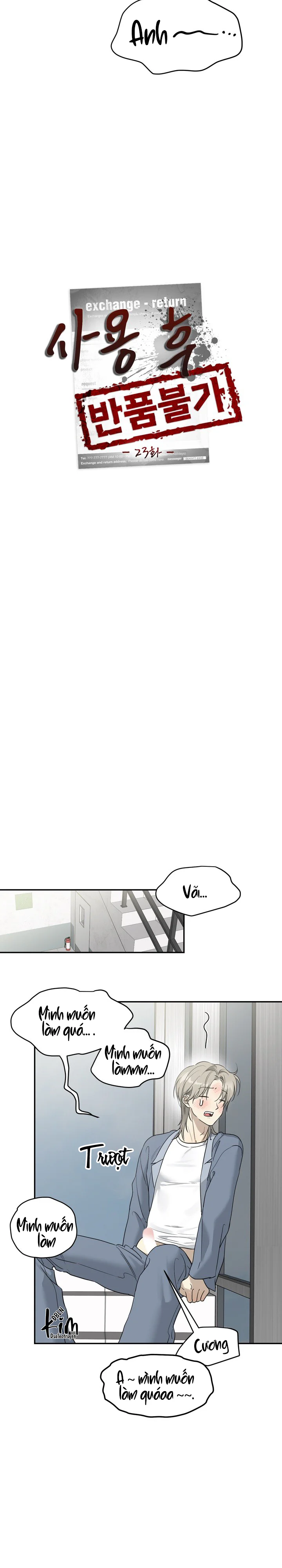 Đọc truyện HÀNG ĐÃ DÙNG MIỄN ĐỔI TRẢ - Chapter 23