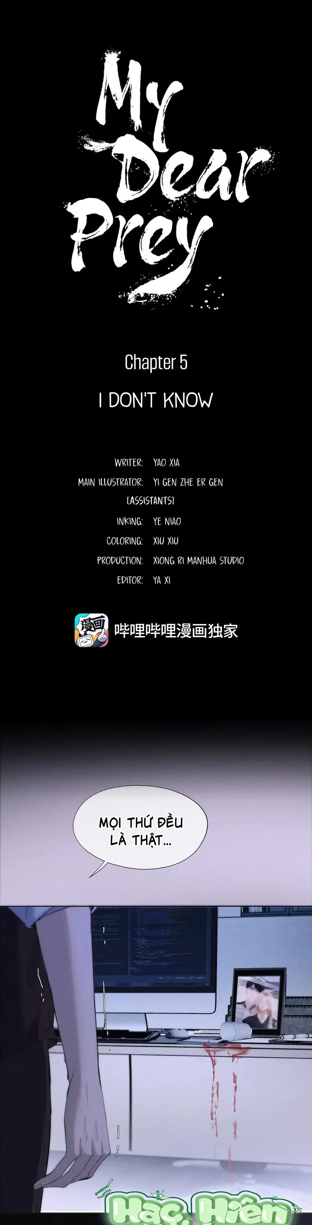 Đọc truyện Con Mồi Yêu Dấu Của Ta - Chapter 5