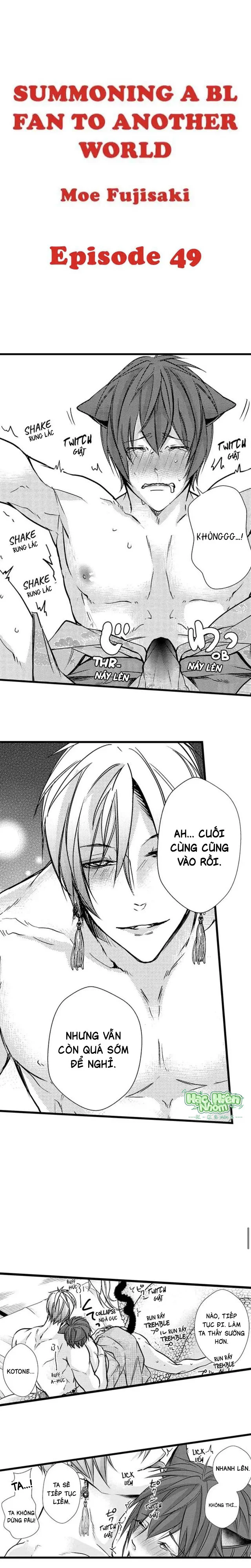 Đọc truyện Fan cuồng Boylove bị triệu hồi tới một thế giới lạ - Chapter 49