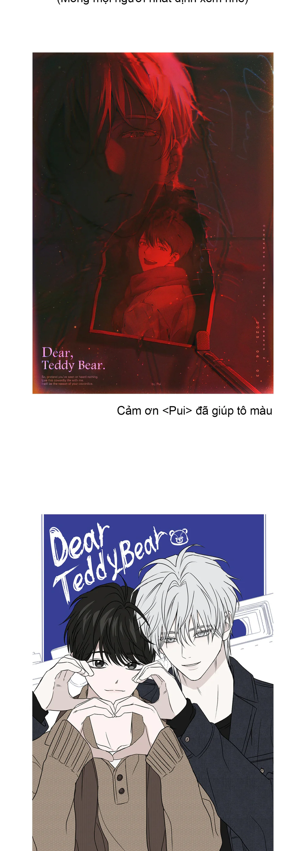 Đọc truyện DEAR, TEDDY BEAR - Chapter 63.01