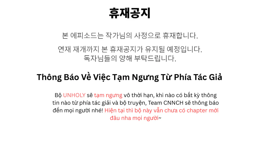 Đọc truyện UNHOLY - Chapter 25.1