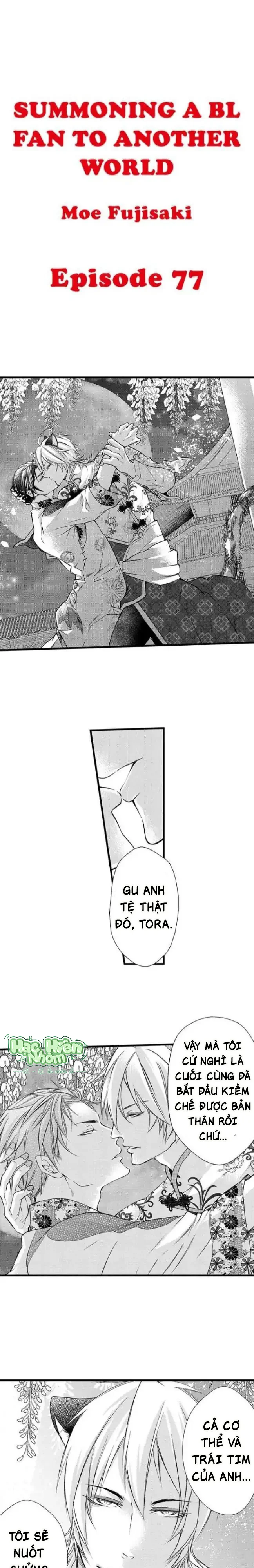 Đọc truyện Fan cuồng Boylove bị triệu hồi tới một thế giới lạ - Chapter 77
