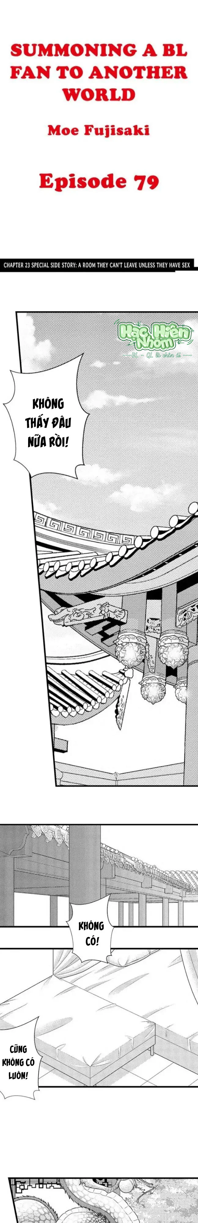 Đọc truyện Fan cuồng Boylove bị triệu hồi tới một thế giới lạ - Chapter 79