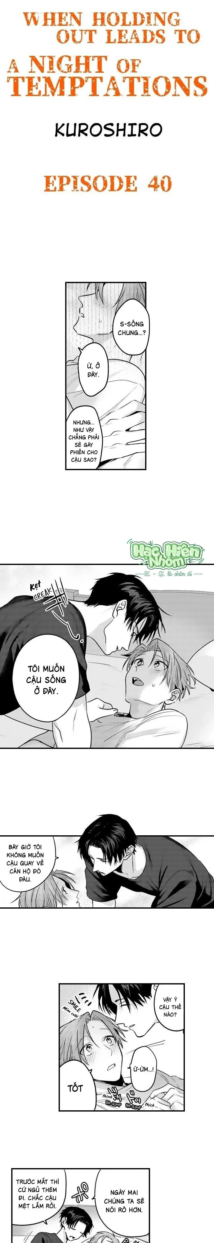 Đọc truyện Kiềm Chế – Khởi Đầu Cho Một Đêm Cám Dỗ - Chapter 40