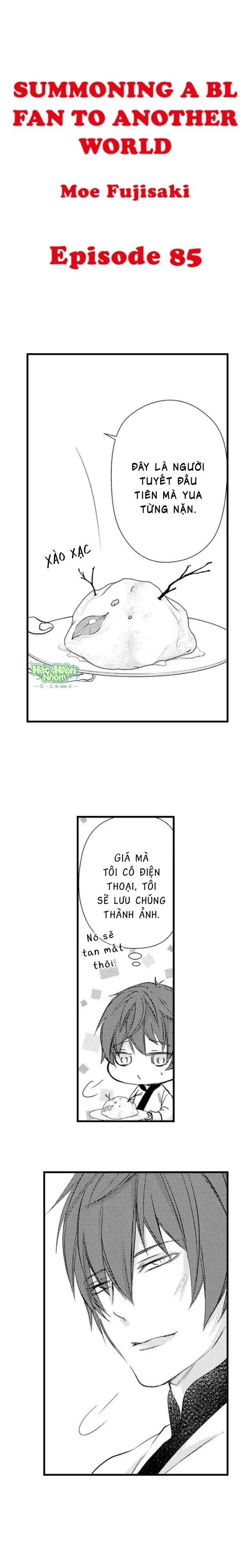 Đọc truyện Fan cuồng Boylove bị triệu hồi tới một thế giới lạ - Chapter 85