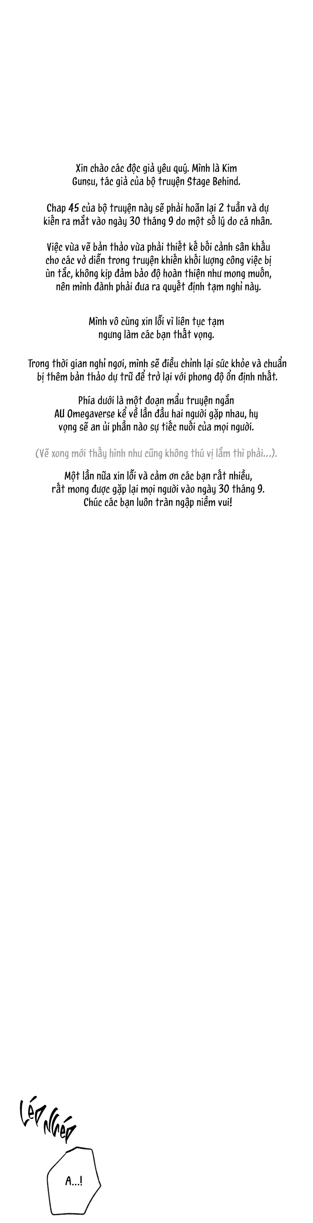 Đọc truyện STAGE BEHIND - Chapter 44.2